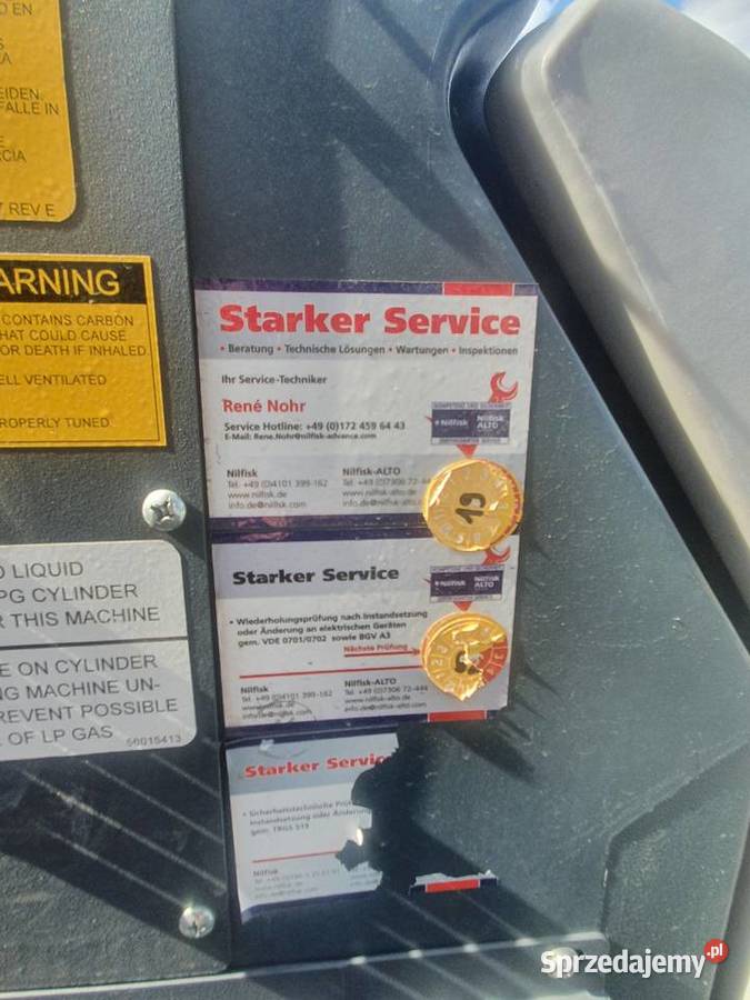 Nilfisk SC8000 1600LPG nowej ponad 300 Złotów