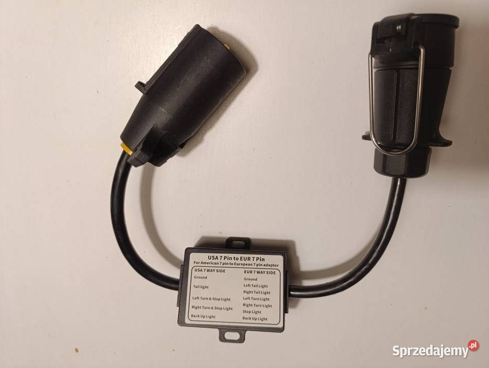 MODUŁ HAKA ADAPTER PRZEJŚCIÓWKA USA 7 PIN do EU Motoryzacja Kielno