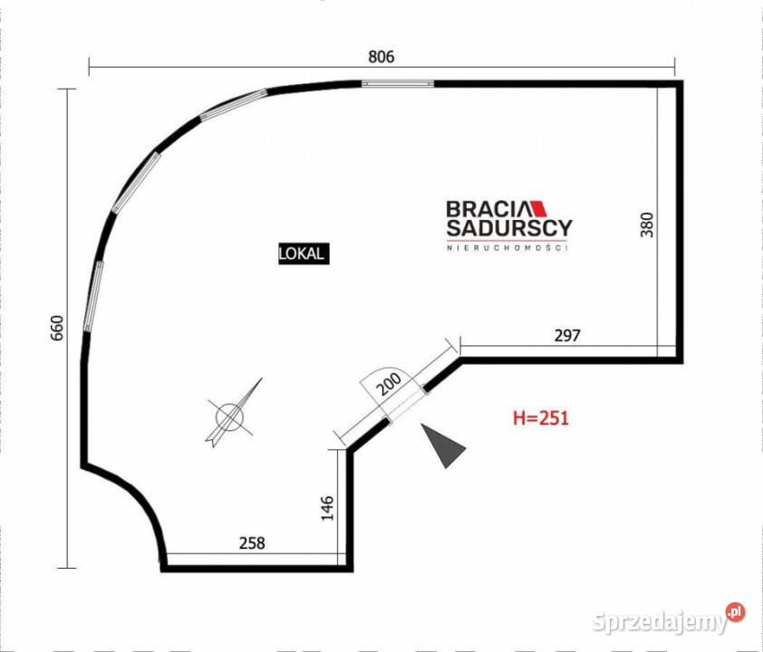Wynajmę lokal 555m Kraków Bajana