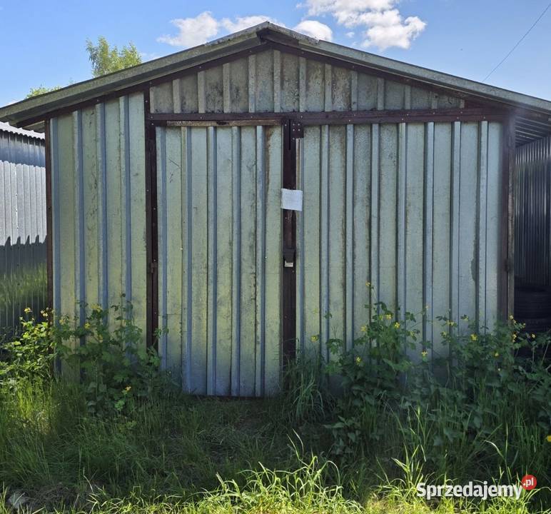 Garaż blaszany duży 65 m dł 370m szer Orneta