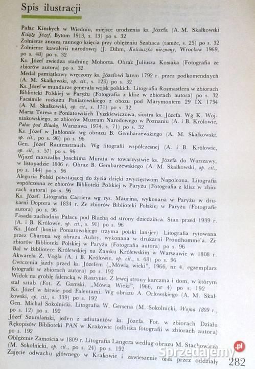 Książę Józef Poniatowski Jerzy Skowronek miękka Chełm sprzedam