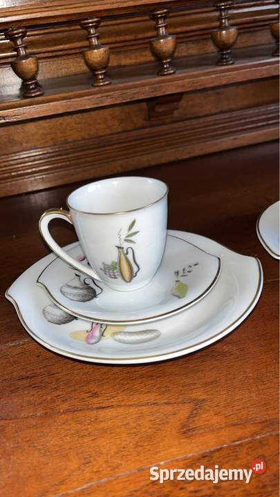 Talerzyk Hutschenreuther 1950 r 1814 Dekor Porcelana i szkło Gdańsk