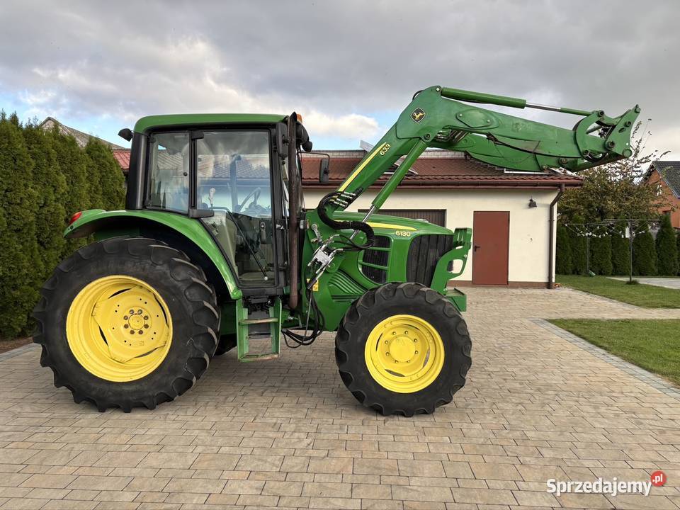 John Deere 6130 z ładowaczem Grabów Szlachecki