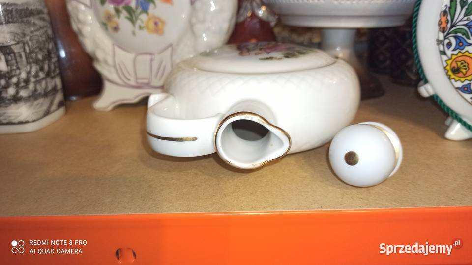 Porcelanowa karafka Freiserger VEB Porzellan pomorskie