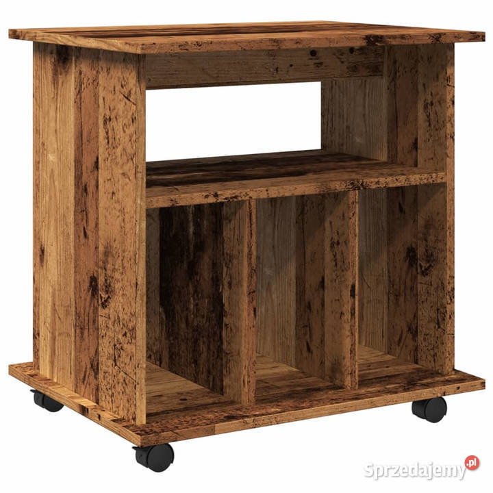 Szafka na kółkach stare drewno 60x45x60 WM856662 Warszawa