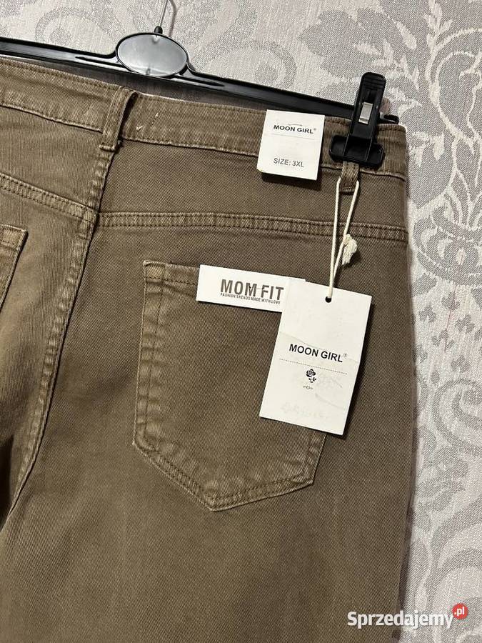 Brązowe dżinsy Mom Fit 3XL Moon Girl Warszawa