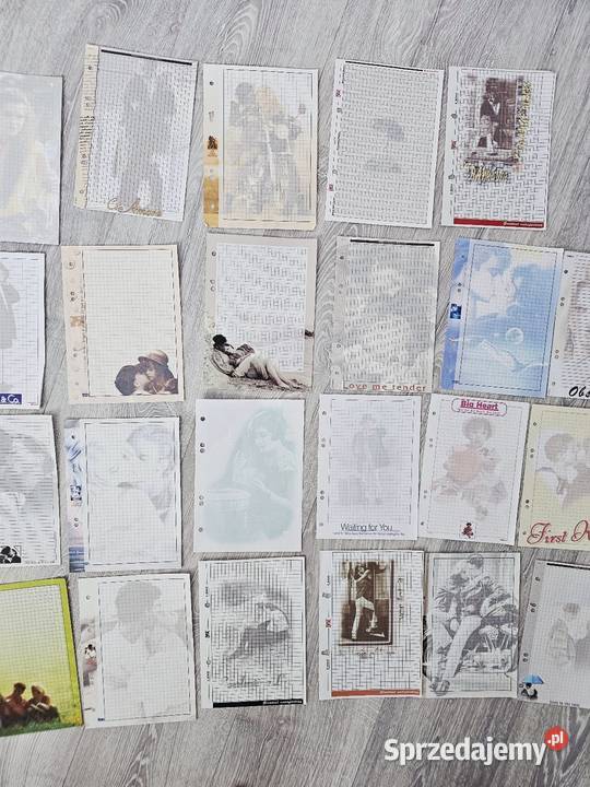 Duże karteczki do segregatora kolekcja Łomianki Dolne