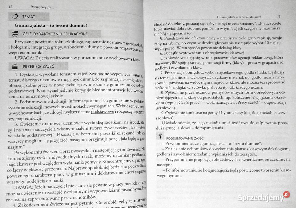 Pięćdziesiąt scenariuszy ciekawych lekcji Janusz Pozostałe Chełm
