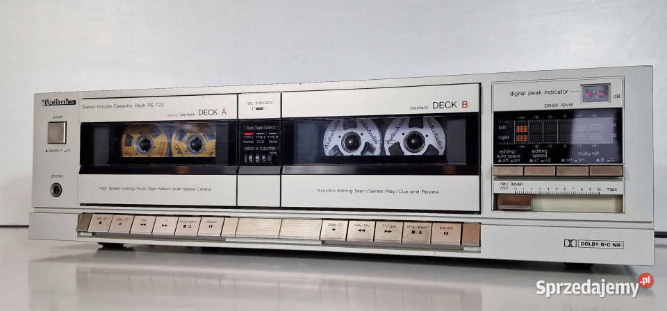 Magnetofon catette deck Technics RS T22 RST22 Międzychód