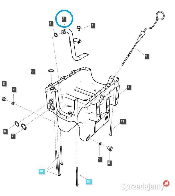Smok pompy oleju EGQ145 Ls Tractor 40267626 podkarpackie Tajęcina