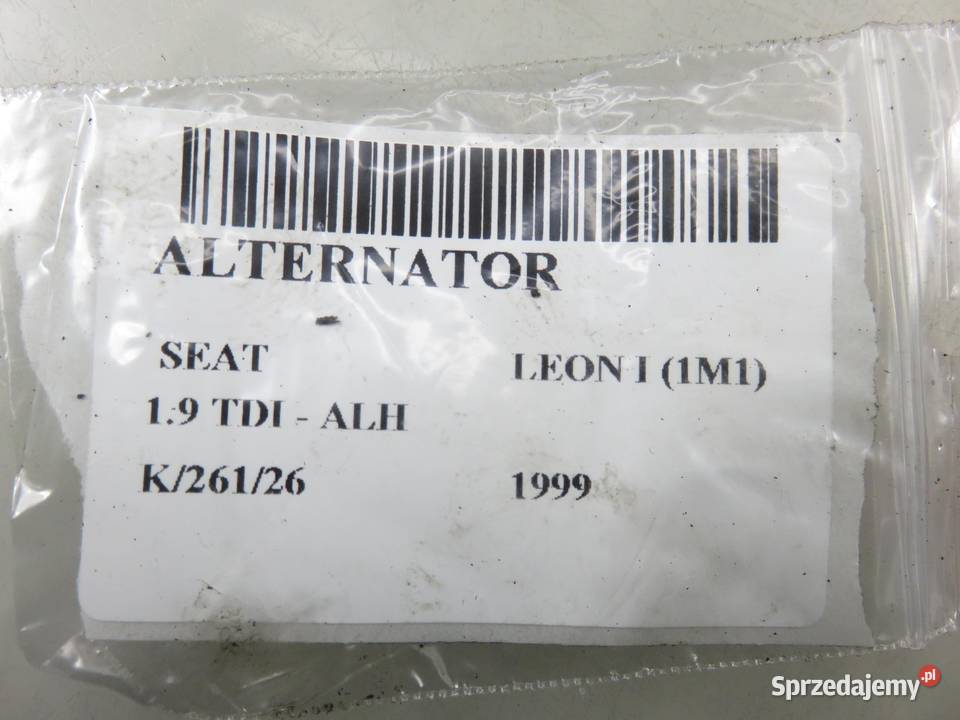 ALTERNATOR SEAT LEON I 19 TDI 028903028E Układ elektryczny silnika