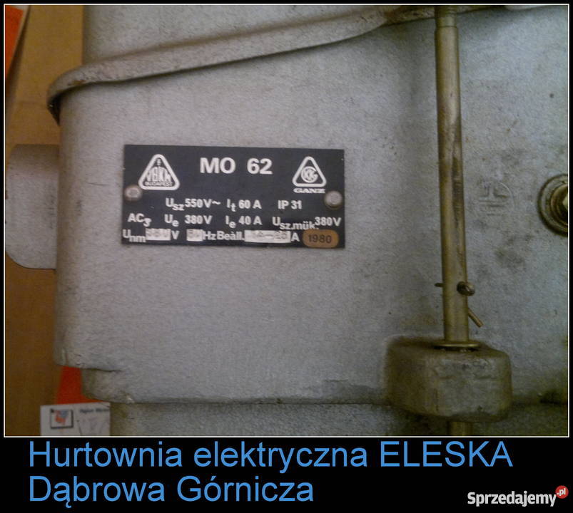 Stycznik Olejowy MO62 1425A 220V 380V 3 Fazowy Dąbrowa Górnicza