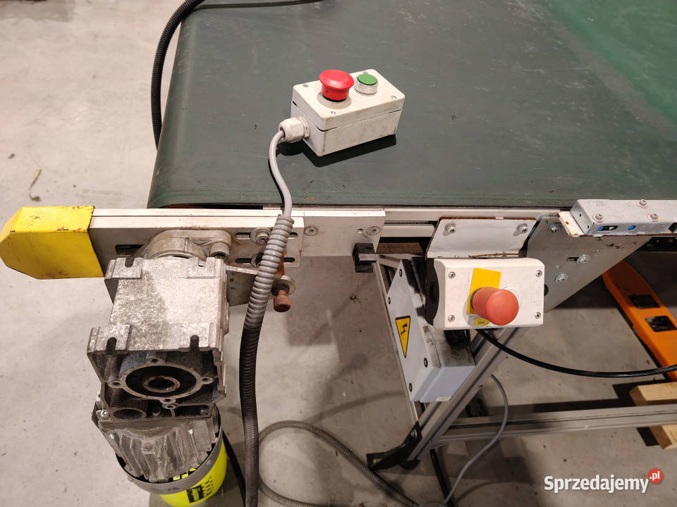 Przenośnik taśmowy konstrukcja aluminiowa do CNC Szpitary