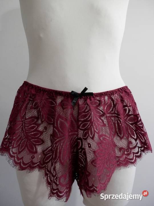 Majtki Figi Brazyliany Bikini Koronkowe Ażurowe