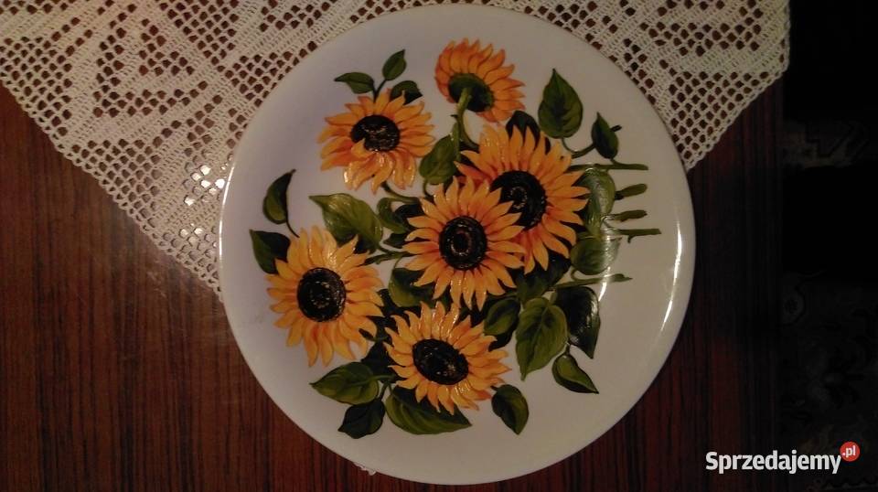 Sprzedam Dekoracyjne ręcznie malowane talerze Nakło nad Notecią