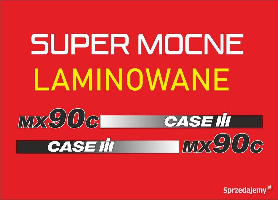 Naklejki case mx90 c i inne modele Bydgoszcz
