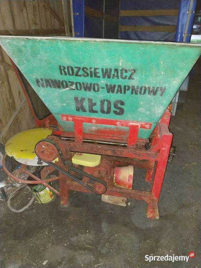 Kłos rozsiewacz nawozów wapna lubelskie Potok Wielki