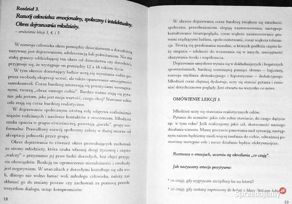Lekcje wychowawcze kl 1 Ewa Sadowska Rok wydania 2000 sprzedam
