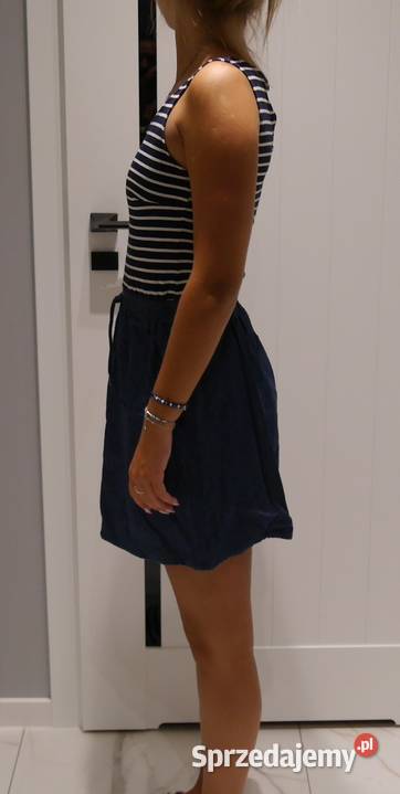 Look sukienka w paski 34 XS Dżinsowa  Wrocław