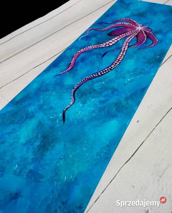 Sprzedam obraz ręcznie malowany Ośmiornica Poznań
