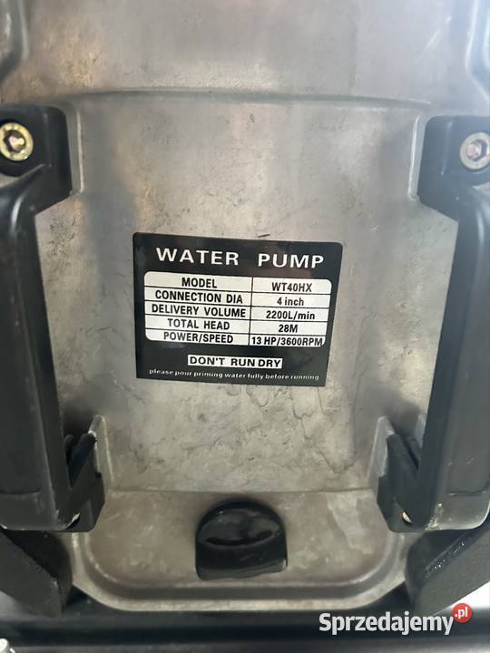 Motopompa wody HONDA nieuszkodzony Krosno