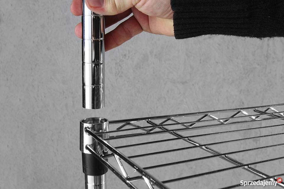 Regał gastronomiczny ażurowy 5 półek stal Poczesna