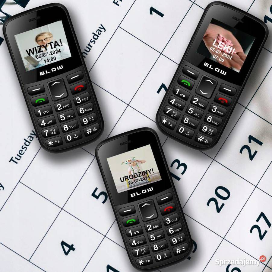 Telefon Komórkowy SENIORA Głośny Duża Klawiatur Białystok