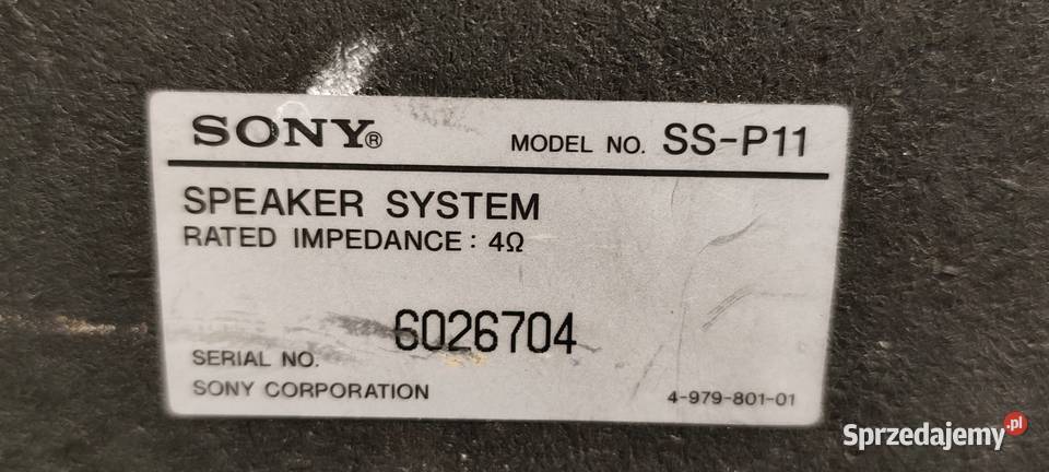 Sony SS P11 Nowy Dwór Mazowiecki sprzedam