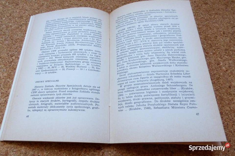 H 60 lat Centralnej Biblioteki Wojskowej militaria, broń, wojskowość Warszawa