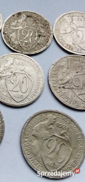 ROSJA20 KOPIEJEK1931 r1933 r1932 r Numizmatyka Legionowo sprzedam