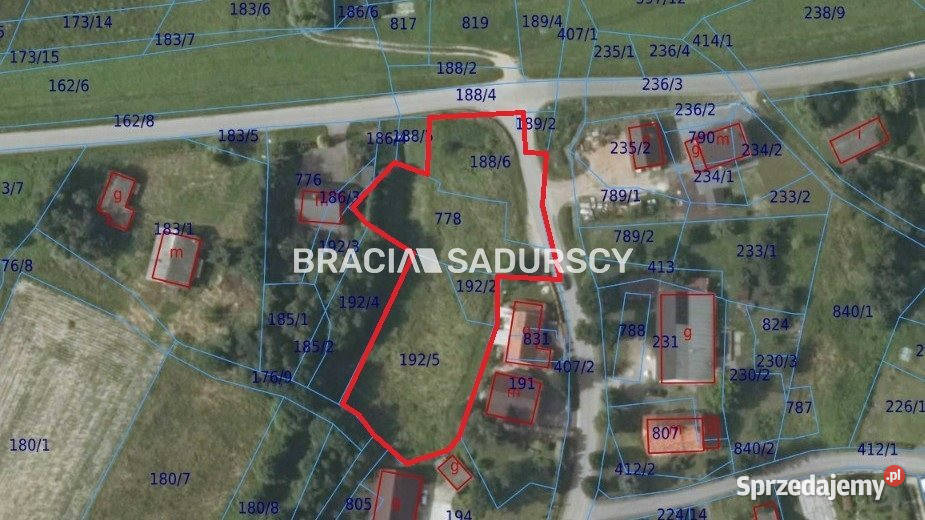 sprzedaży działki Chrząstowice 2862m2