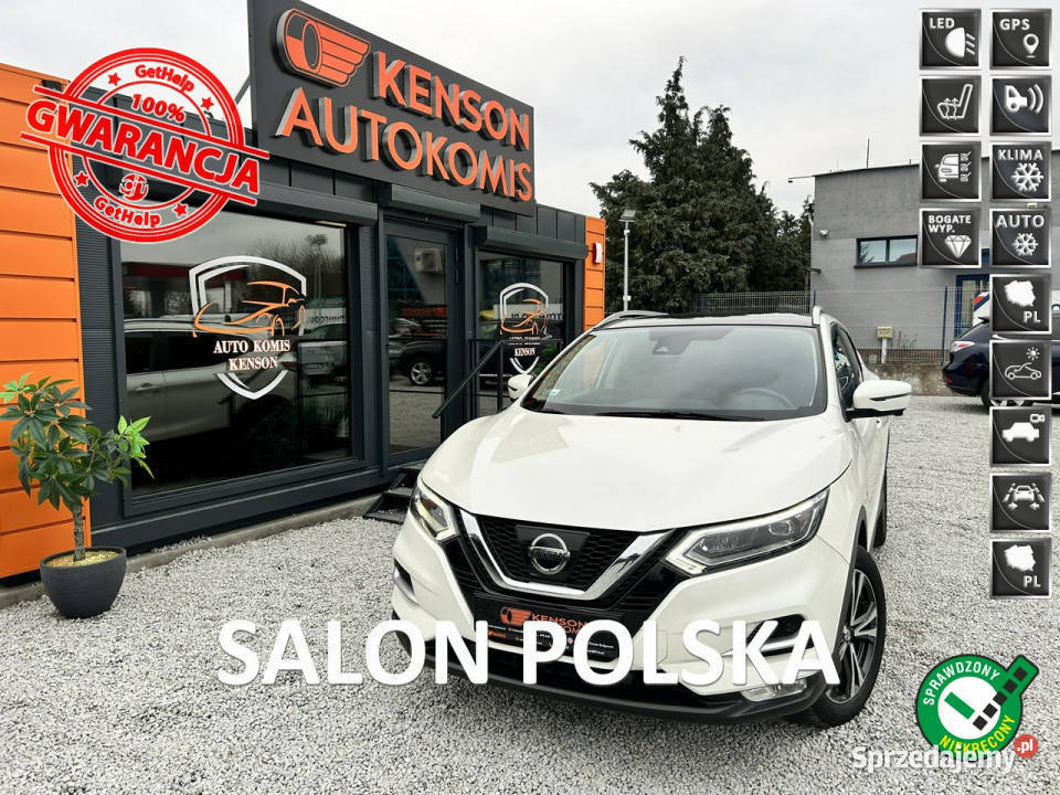 Nissan Qashqai LED Grzane FoteleSzyba Asystenci Bydgoszcz sprzedam