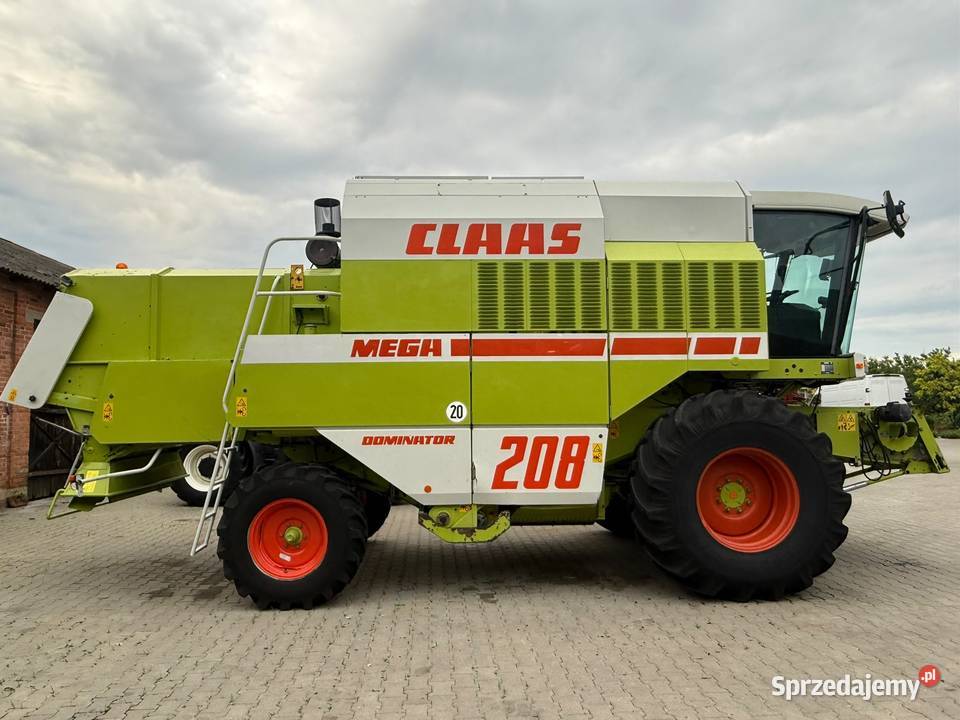 Claas Mega 208 II transport w nieuszkodzony Rolnictwo Borowie