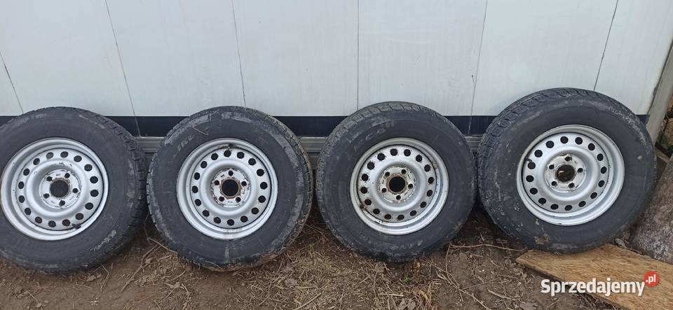 Koła felgi opony do przyczepy lawety 185r14c Nysa
