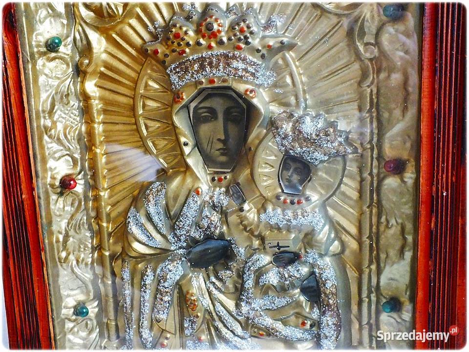 Stary Obraz Matka Boska Częstochowska Pod Twoją lubuskie Żary