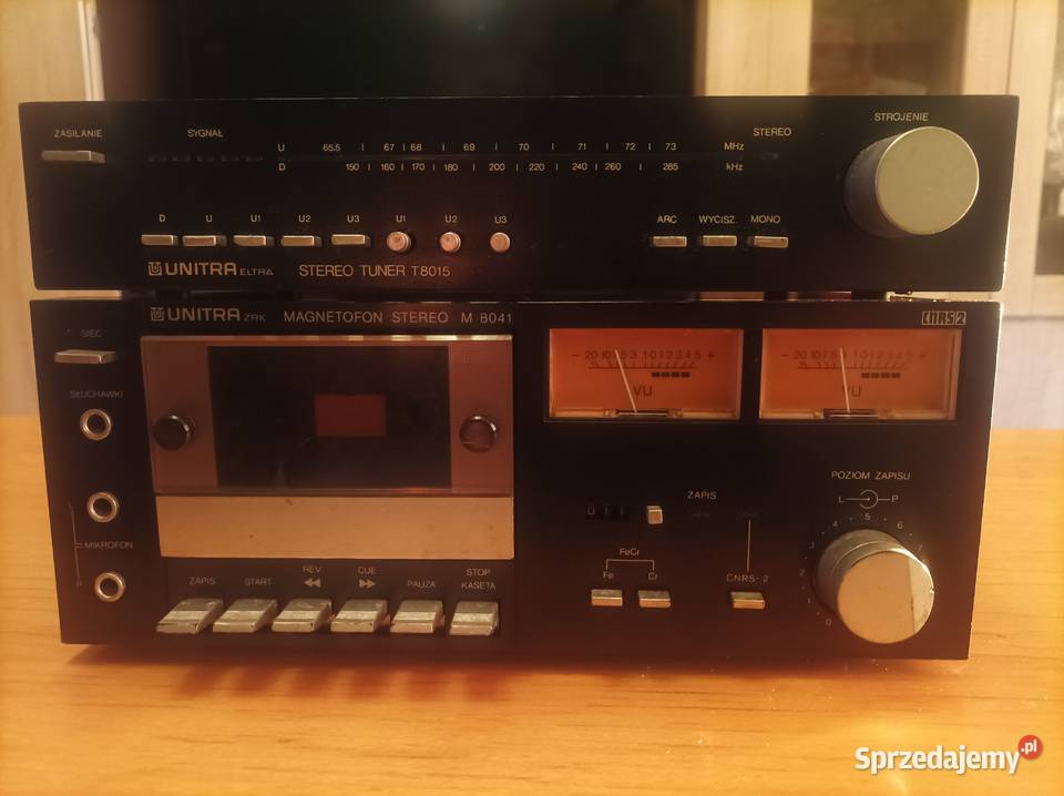 UNITRA Tuner i Magnetofon do wieży mini serii Olsztyn