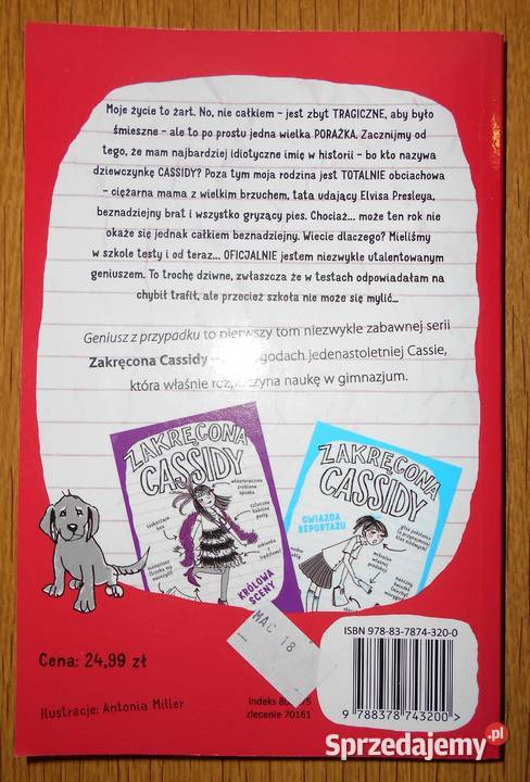 Tamsyn Murray Zakręcona Cassidy Geniusz z Beletrystyka, powieści Parczew