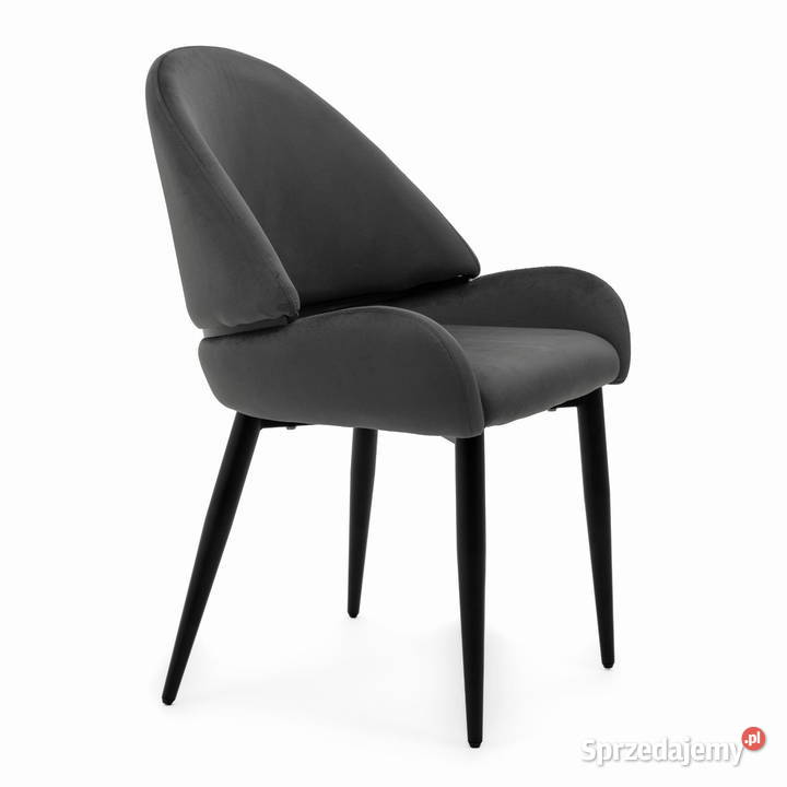 Krzesło Tapicerowane Bergamo Szare Wysyłka 24H Krzesła sprzedam