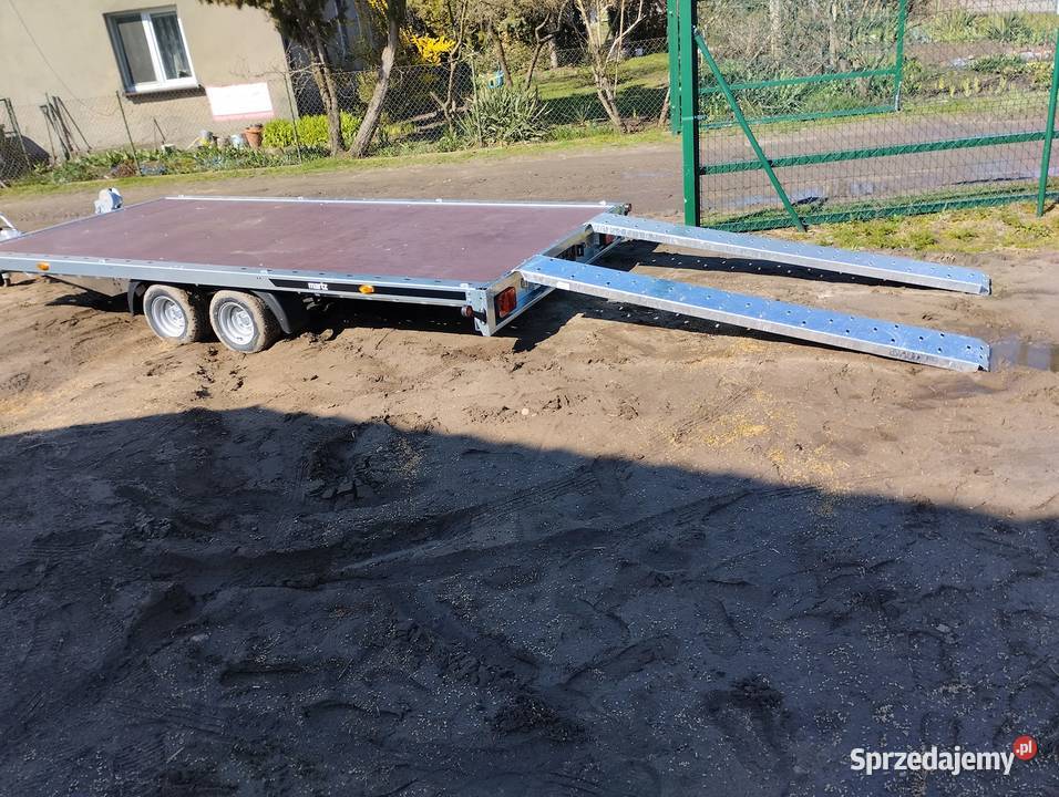 Laweta platforma GT PLATEAU 4502 27T przyczepa Września