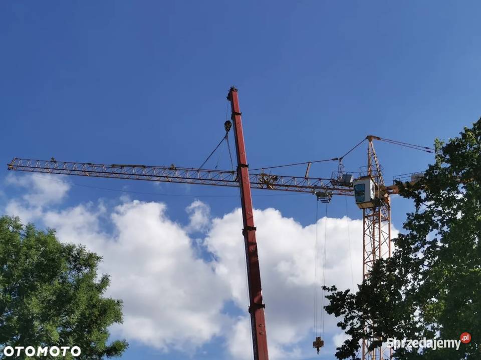 Żuraw wieżowy górnoobrotowy Potain MD 125 Ligota Piękna