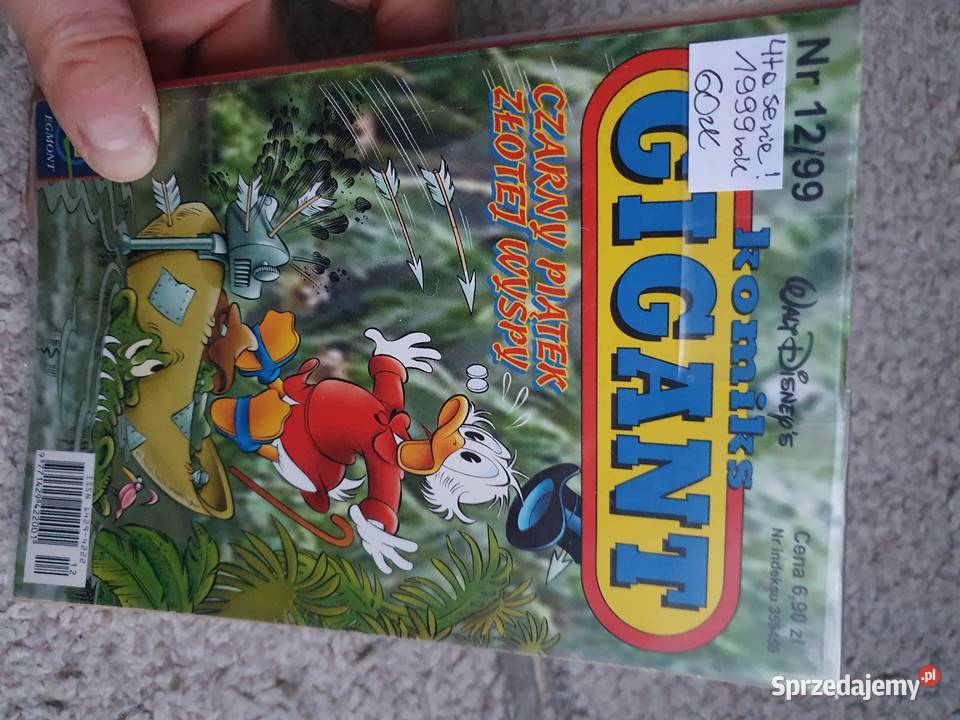 Komiks Gigant zestaw 7 tomów 1999