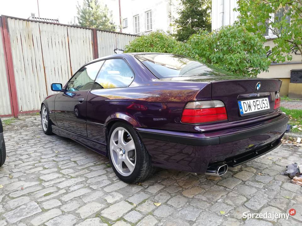 BMW E36 coupe DaytonaViolet 320i M52 MPAKIET Wrocław