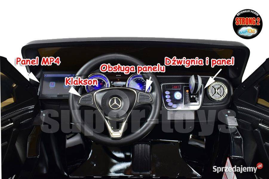 MERCEDES X LICENCJA 4X4 2x12V PANEL MP4 XMX 606 Toruń