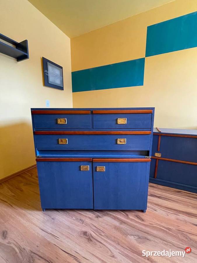 Zestaw mebli biurko komody komplet