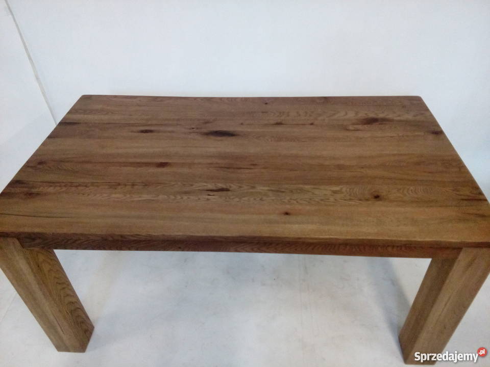 Nowoczesny stół dębowy Słoje i sęki Habufa 160cm Opole sprzedam