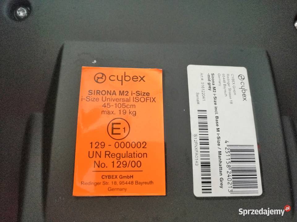 Fotelik samochodowy CYBEX SIRONA M2 iSize Warszawa