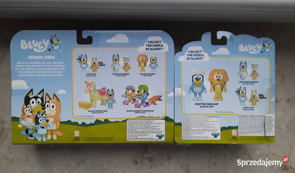 Figurki Bluey Blue Moose Toys TM Toys oryginalne Krotoszyn