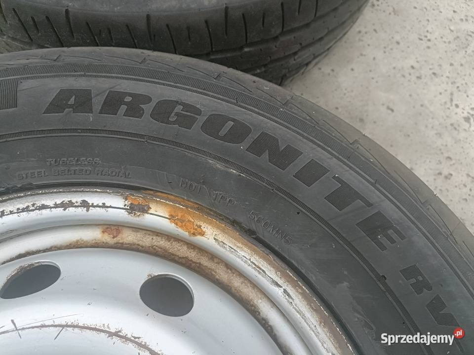 2x koło 21570R15C do Ducato opona zapasowa 8mm