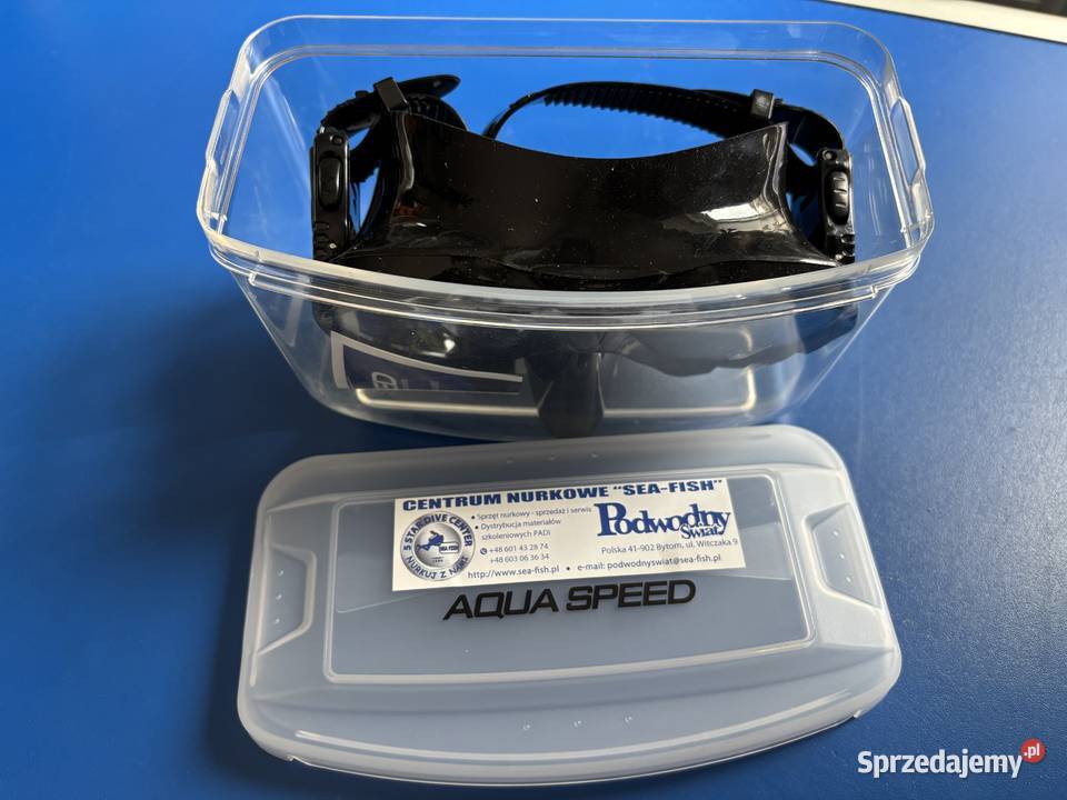 Maska nurkowa Ultima frameless czarny silikon śląskie Bytom