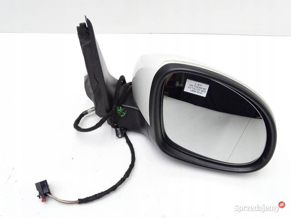 LUSTERKO PRAWE PRZEDNIE VW TIGUAN 5N LB9A 6 PIN osobowe